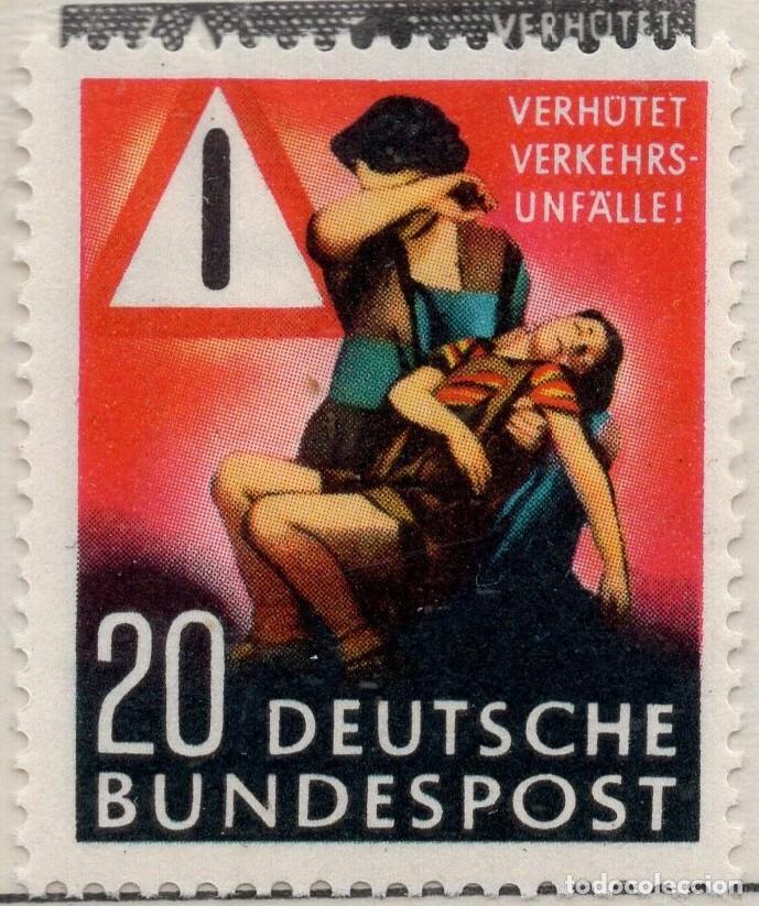 Sellos: ALEMANIA FEDERAL 1953, MICHEL 162