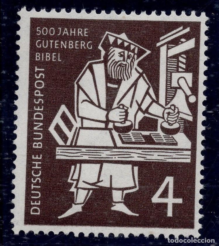 Sellos: ALEMANIA FEDERAL 1954, MICHEL 198