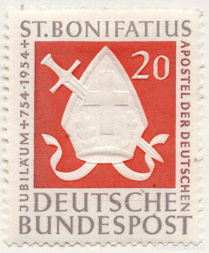 Sellos: ALEMANIA FEDERAL 1954, MICHEL 199