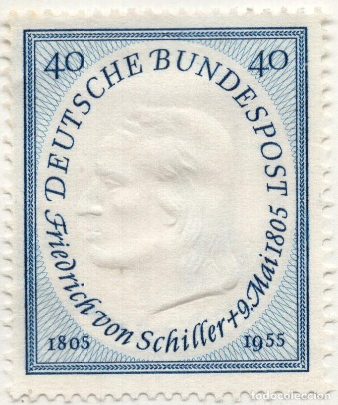 Sellos: ALEMANIA FEDERAL 1955, MICHEL 210