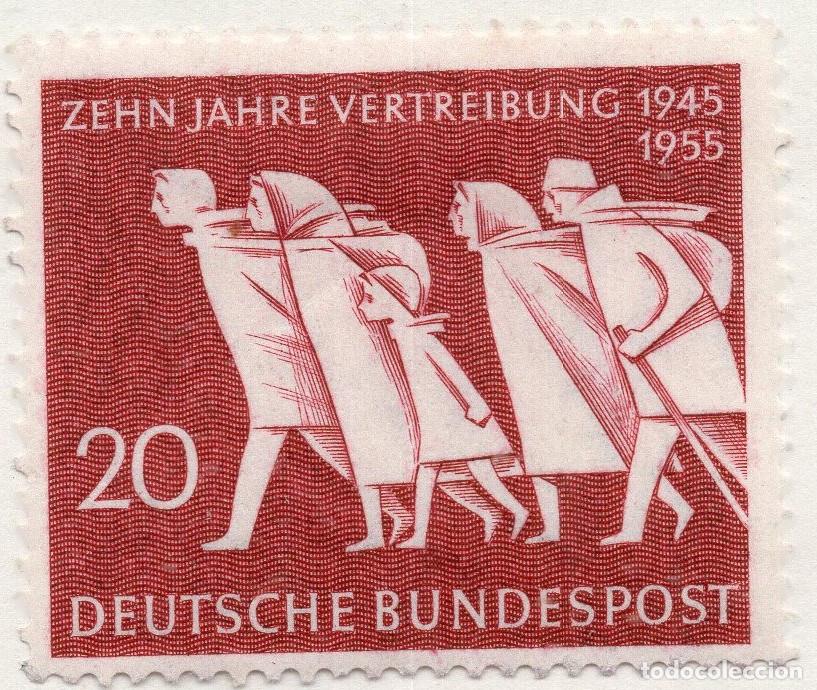 Sellos: ALEMANIA FEDERAL 1955, MICHEL 215