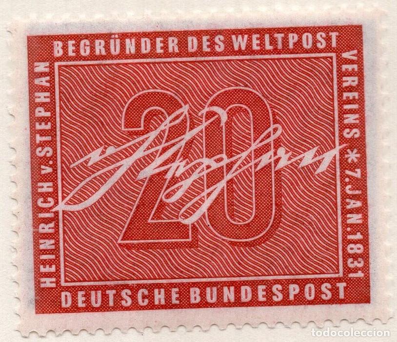 Sellos: ALEMANIA FEDERAL 1956, MICHEL 227
