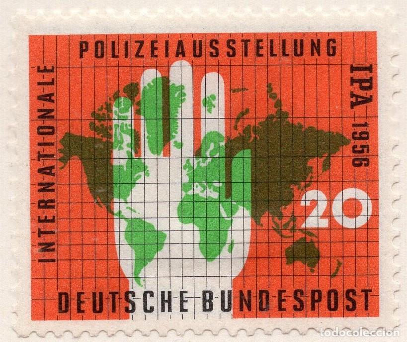 Sellos: ALEMANIA FEDERAL 1956, MICHEL 240