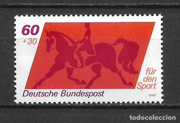 Sellos: alemania 1980 michel 1047 carn&eacute; hipica caballos ** mnh - 22/7