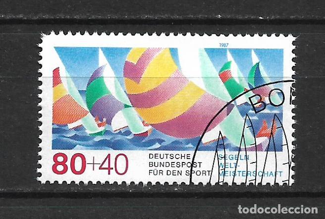 Sellos: alemania 1987 michel 1310 deportes barcos 1.70&euro; - 22/7