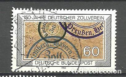 Sellos: ALEMANIA FEDERAL 1983 - MICHEL NRO. 1195 - USADO -