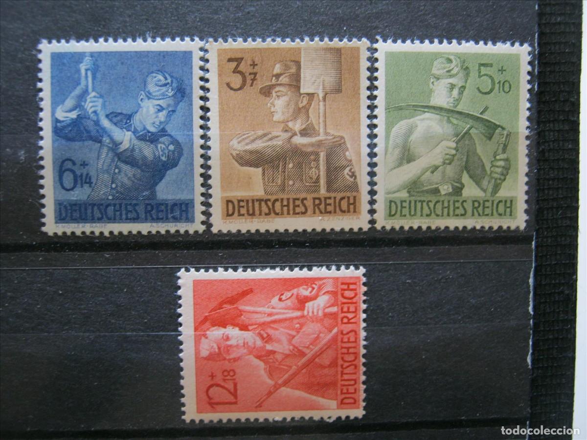 Sellos: ALEMANIA IMPERIO REICH 1943 SERIE YVERT 769/772 MNH** LUJO.