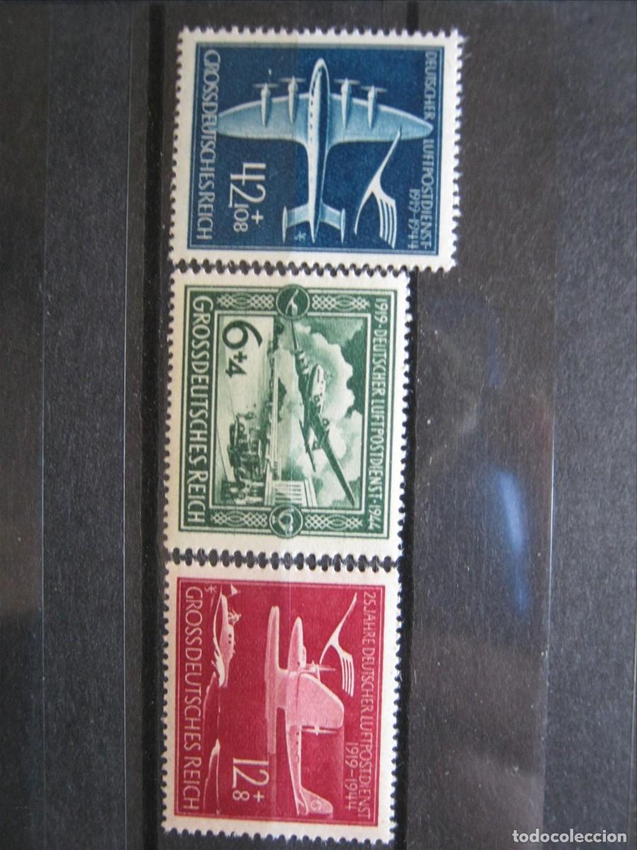Sellos: ALEMANIA IMPERIO REICH A&Eacute;REOS 1944 SERIE YVERT 59/61 MNH** SIN CHARNELA LUJO.