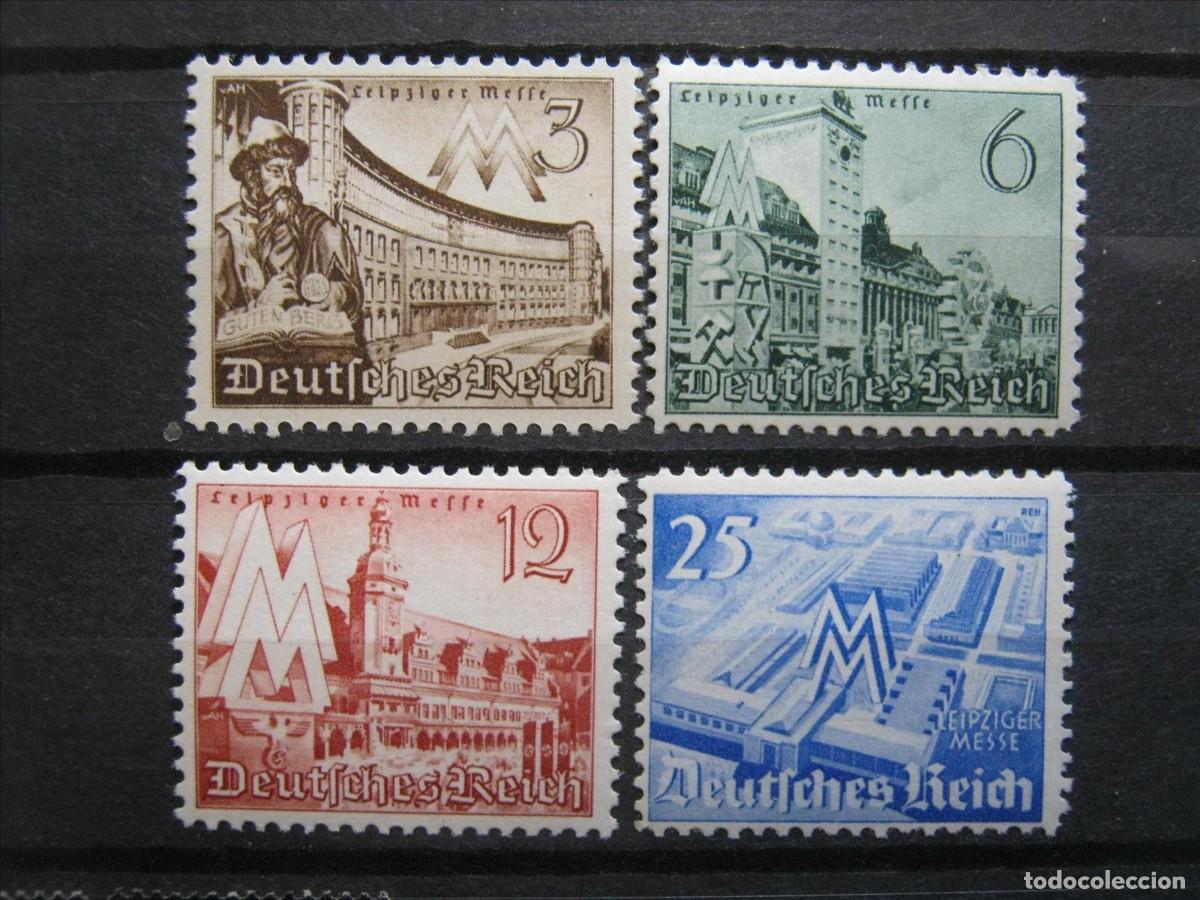 Sellos: ALEMANIA IMPERIO 1940 SERIE YVERT 663/666 MNH** SIN CHARNELA LUJO.