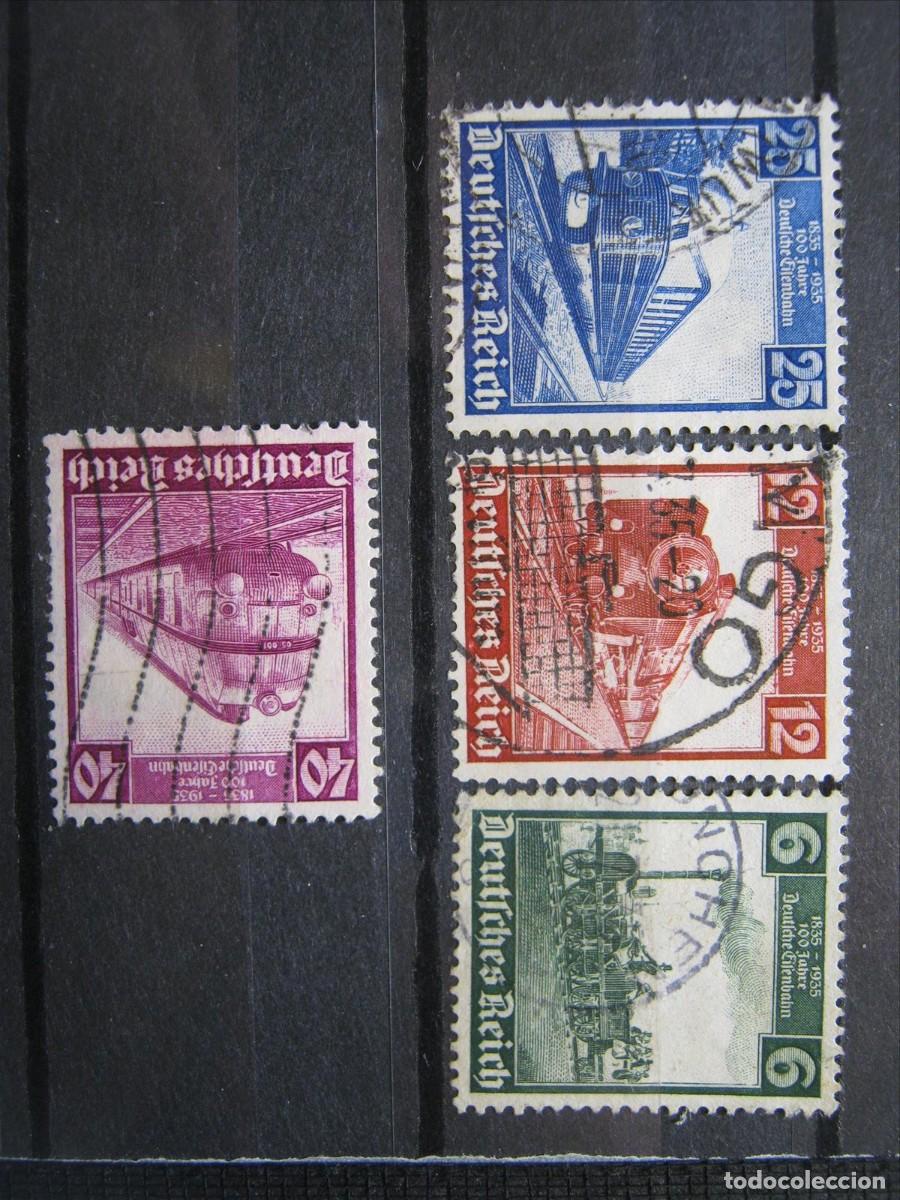 Sellos: ALEMANIA IMPERIO 1935 SERIE YVERT 539/542 USADOS PERFECTOS.