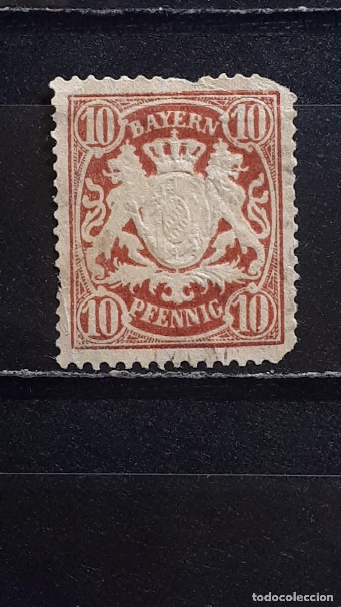 Sellos: ALEMANIA. BAVIERA. *. 1888-1904. YVERT 63