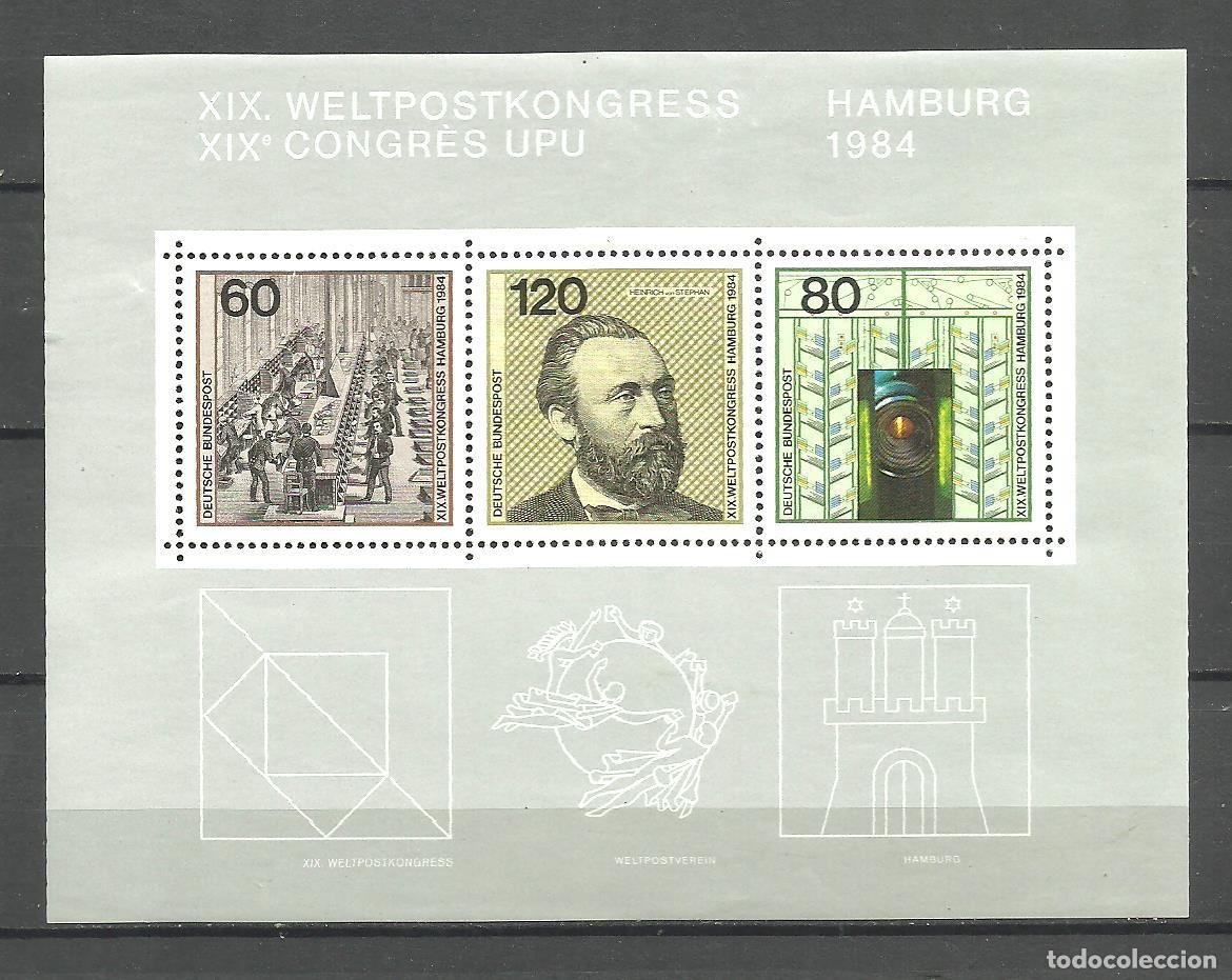Sellos: ALEMANIA FEDERAL 1984 - MICHEL NRO. 19 BLOCK - NUEVO