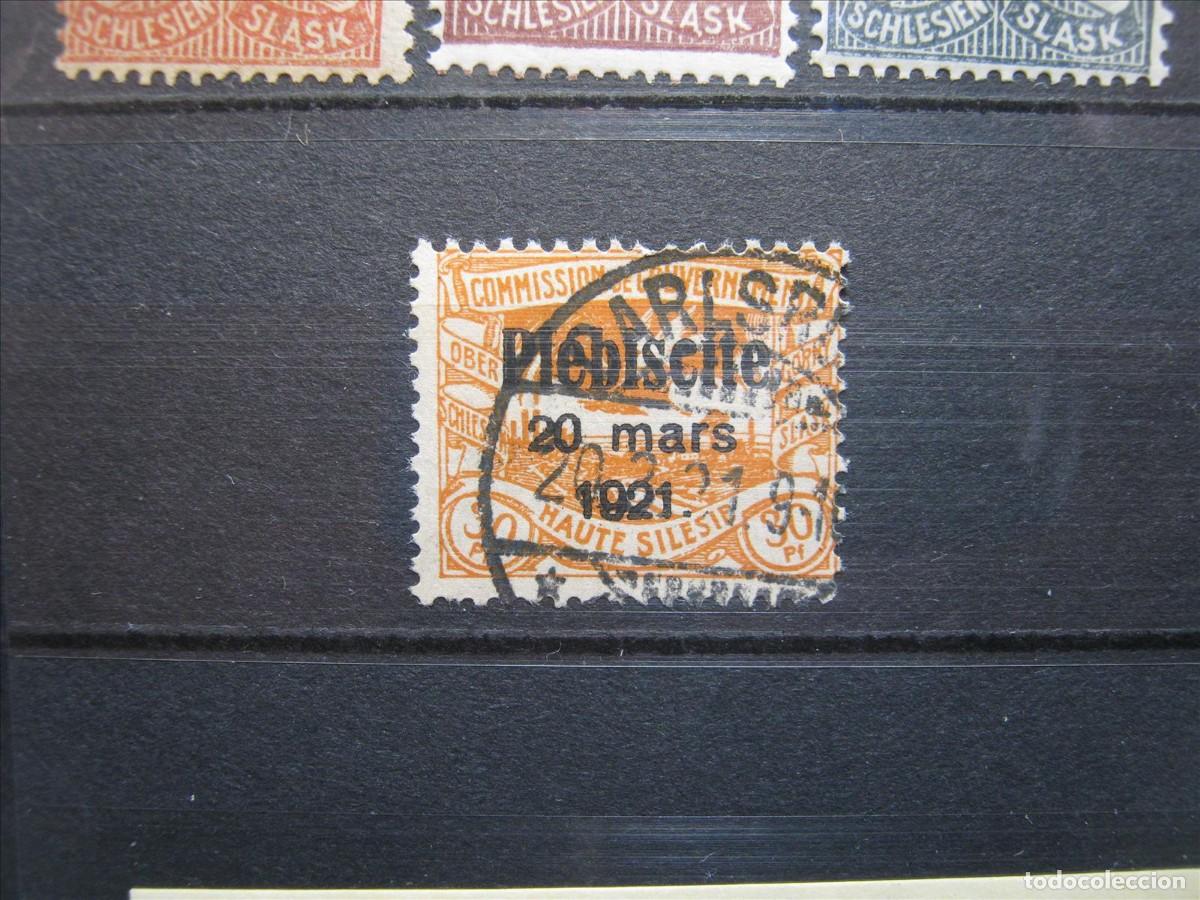 Sellos: ALEMANIA OCUPACI&Oacute;N SILESIA 1921 YVERT 52 USADO PERFECTO.