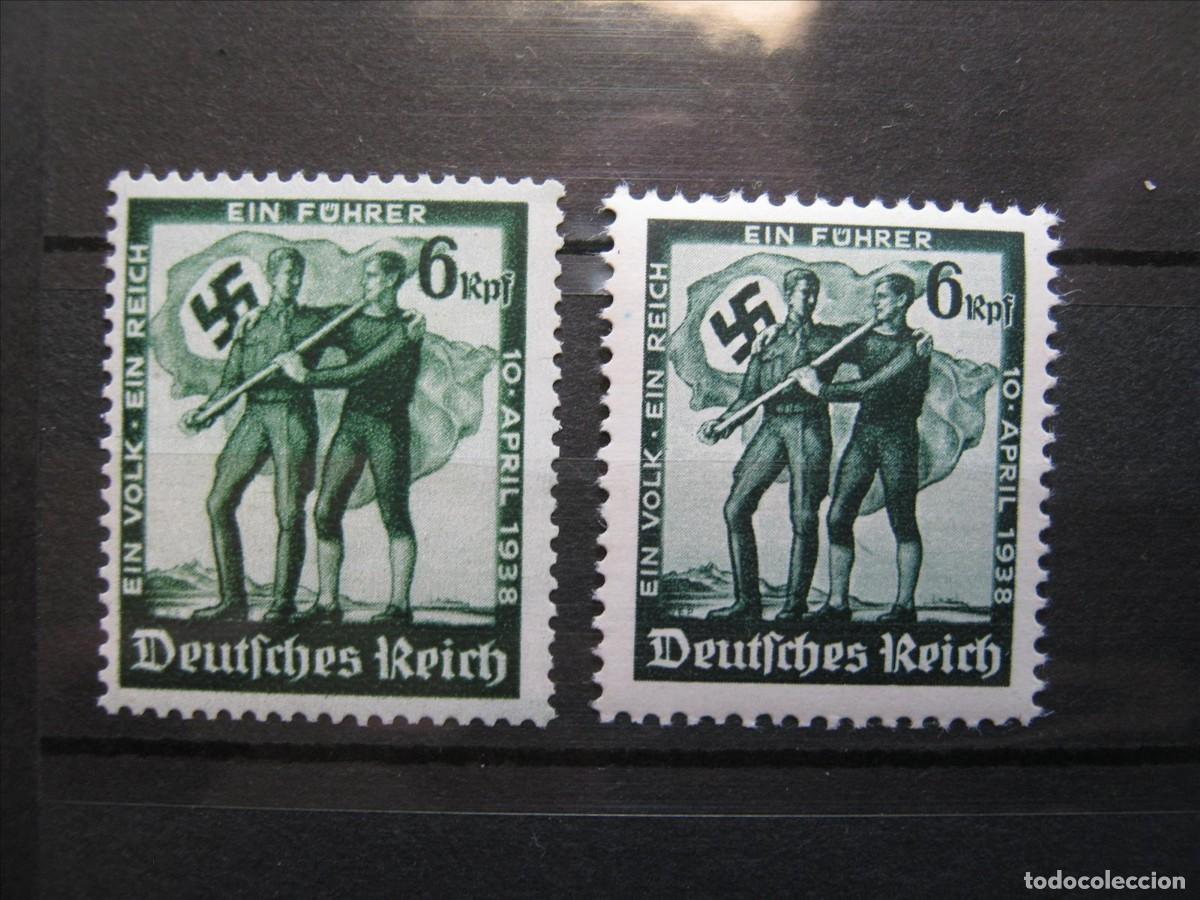 Sellos: ALEMANIA IMPERIO REICH 1938 SERIES YVERT 605 Y 606 MNH** SIN CHARNELA LUJO.