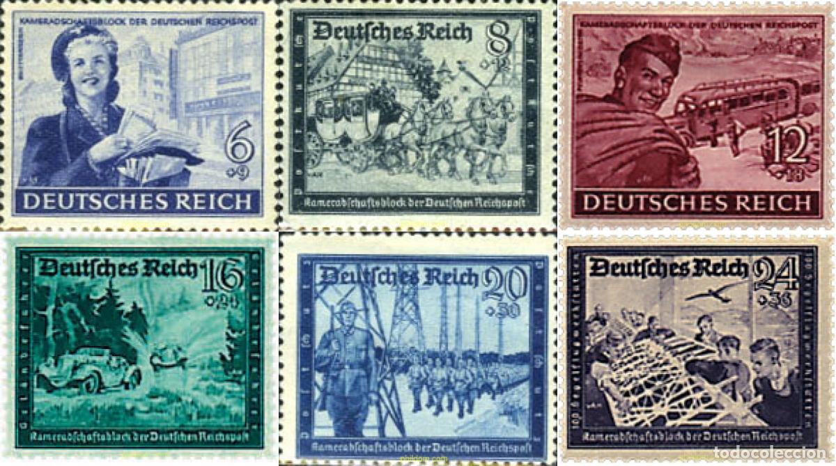 Sellos: 64427 MNH ALEMANIA 1944 PRO FEDERACION DE CARTEROS