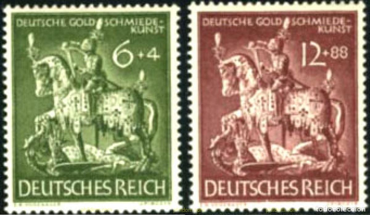 Sellos: 149893 MNH ALEMANIA 1943 11 ANIVERSARIO DE LA FUNDACION DE LA SOCIEDAD ALEMANA DE ORFEBRERIA