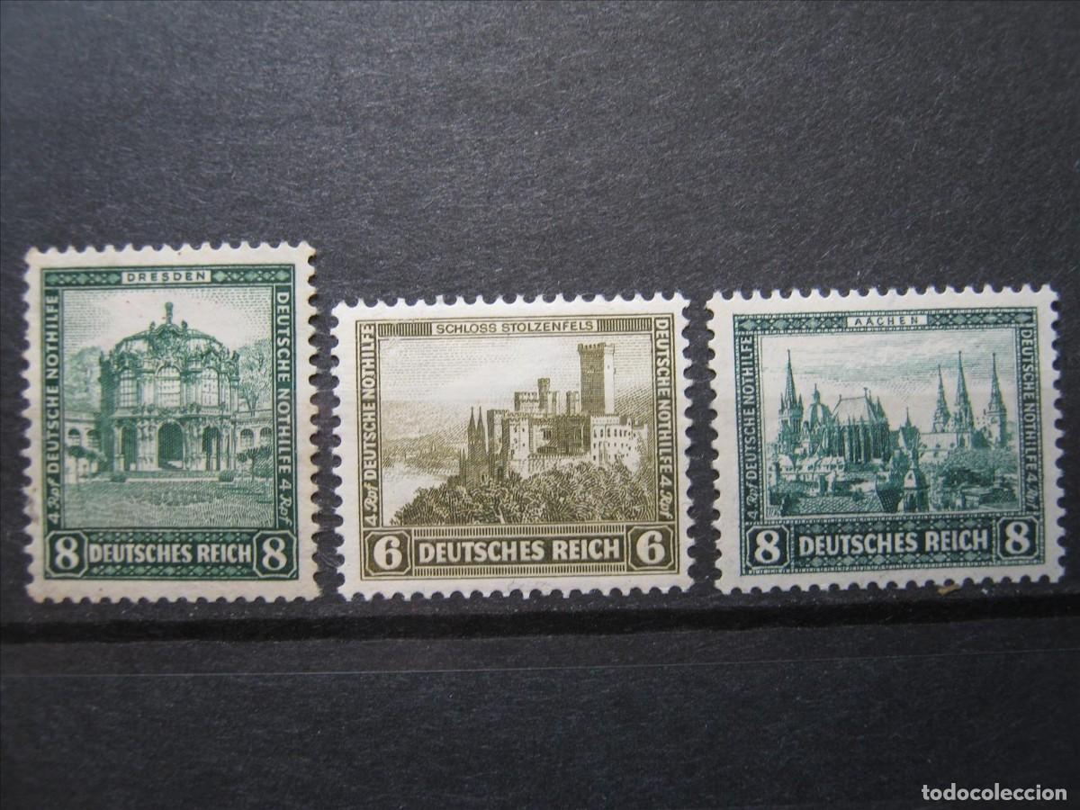 Sellos: ALEMANIA IMPERIO LOTE MONUMENTOS LH* Y MNH** LUJO.