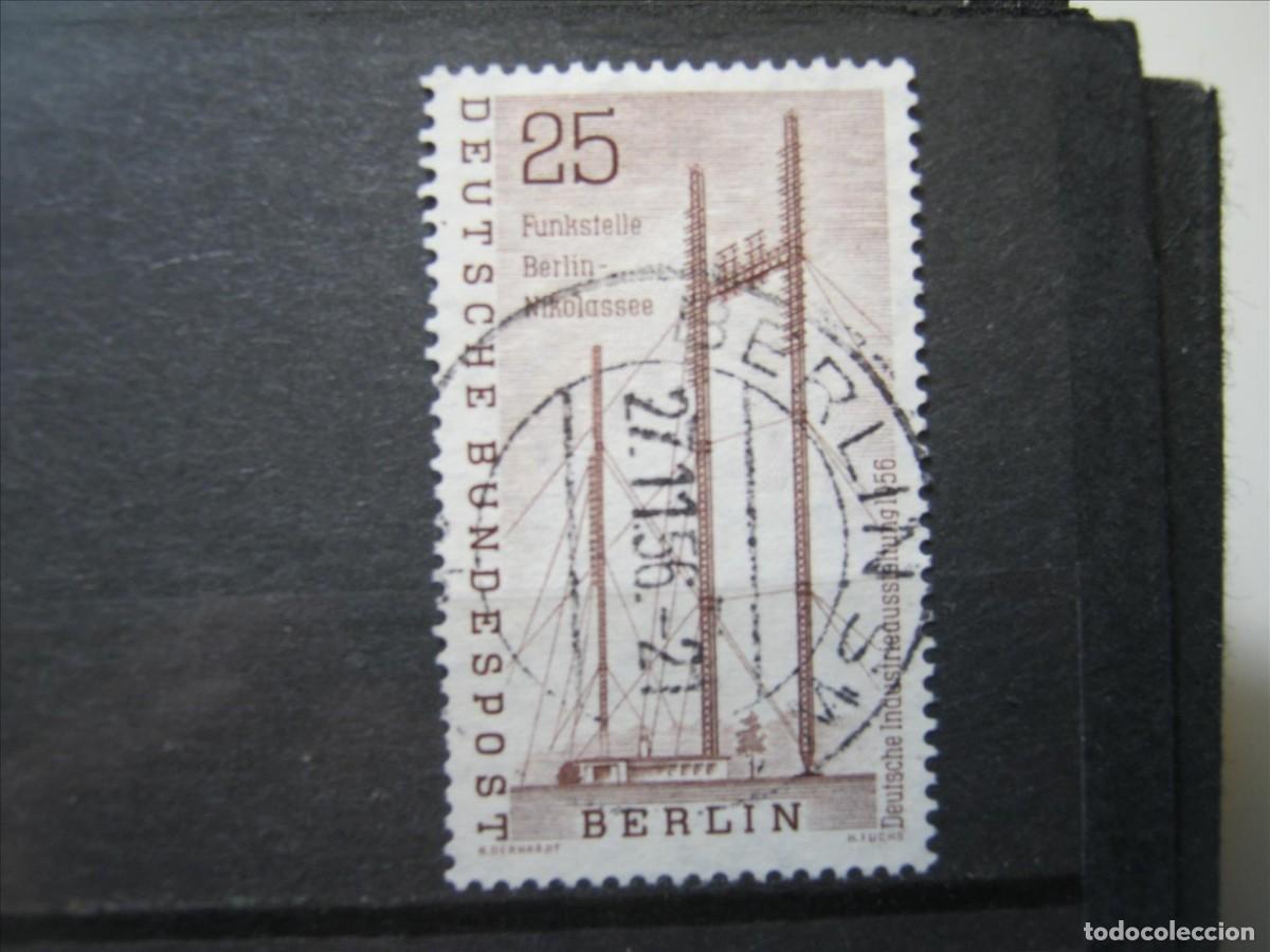 Sellos: BERL&Iacute;N 1956 YVERT 138 USADO PERFECTO.