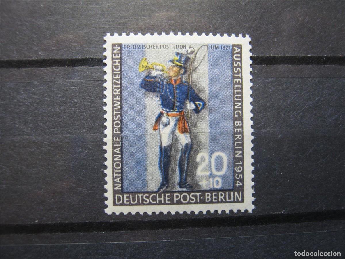 Sellos: BERL&Iacute;N 1954 SERIE YVERT 107 MNH** SIN CHARNELA LUJO.
