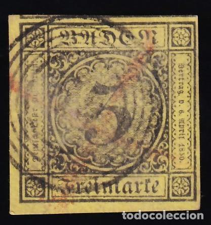 Sellos: Estados Alemanes, Baden. 1851-1852 Y&T. 2