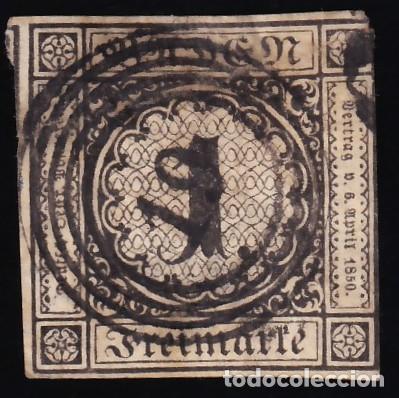 Sellos: Estados Alemanes, Baden. 1851-1852 Y&T. 5