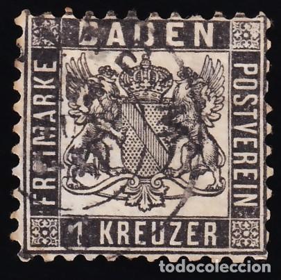 Sellos: Estados Alemanes, Baden. 1862-64 Y&T. 16