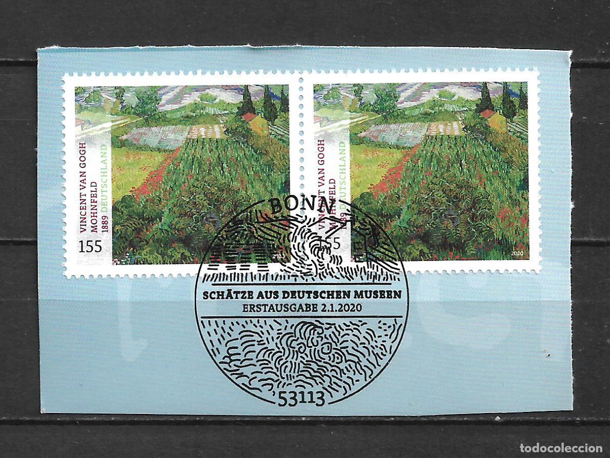 Sellos: alemania 2020 michel 3512 usado - vicent van gogh - 33/38