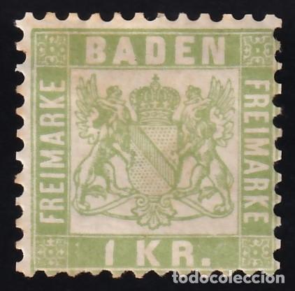 Sellos: Estados Alemanes, Baden. 1868 Y&T. 23 /*/