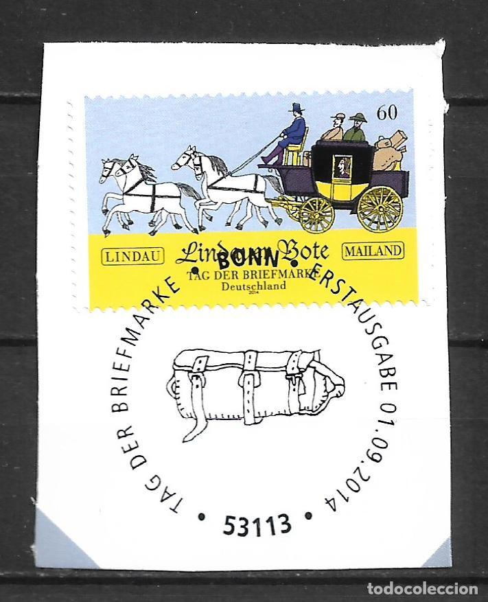 Sellos: alemania 2014 michel 3101 usado - carruaje caballos - 33/38