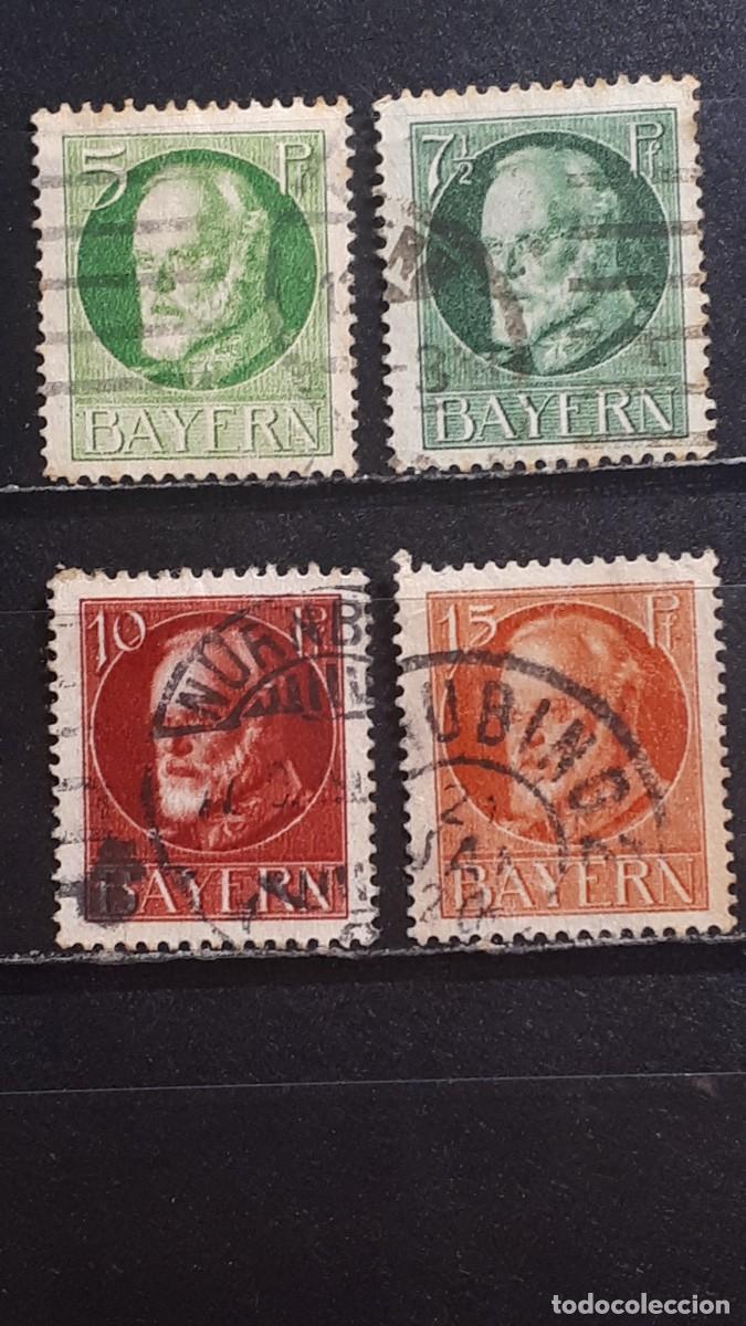 Sellos: ALEMANIA. BAVIERA. &deg;. 1916. YVERT 111/4