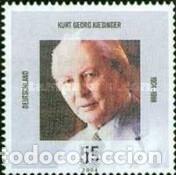 Sellos: Alemania Fed. 2004 SW-2258 &rdquo;Kurt G. Kiesinger: pol&iacute;tico&rdquo;./ Nuevo, sin charnela, MNH.