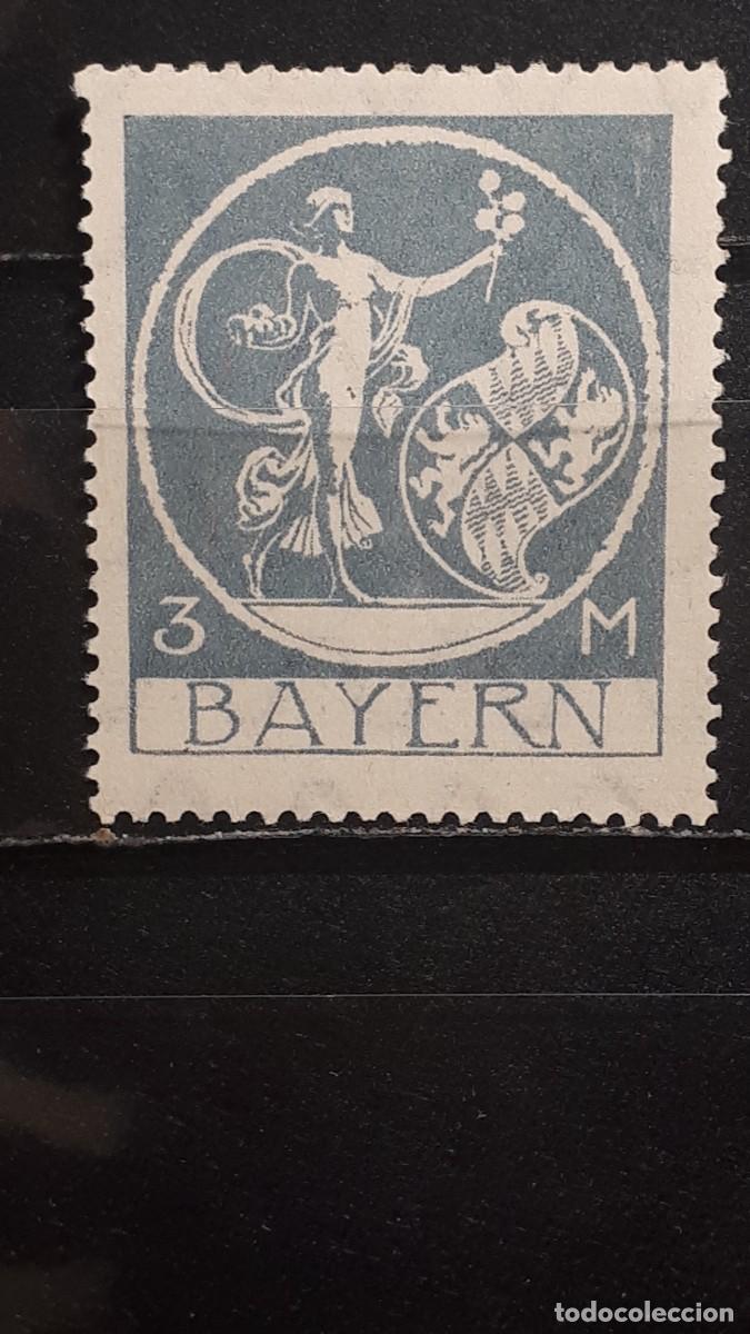 Sellos: ALEMANIA. BAVIERA. Rep. De WEIMAR. *. 1920. YVERT 190
