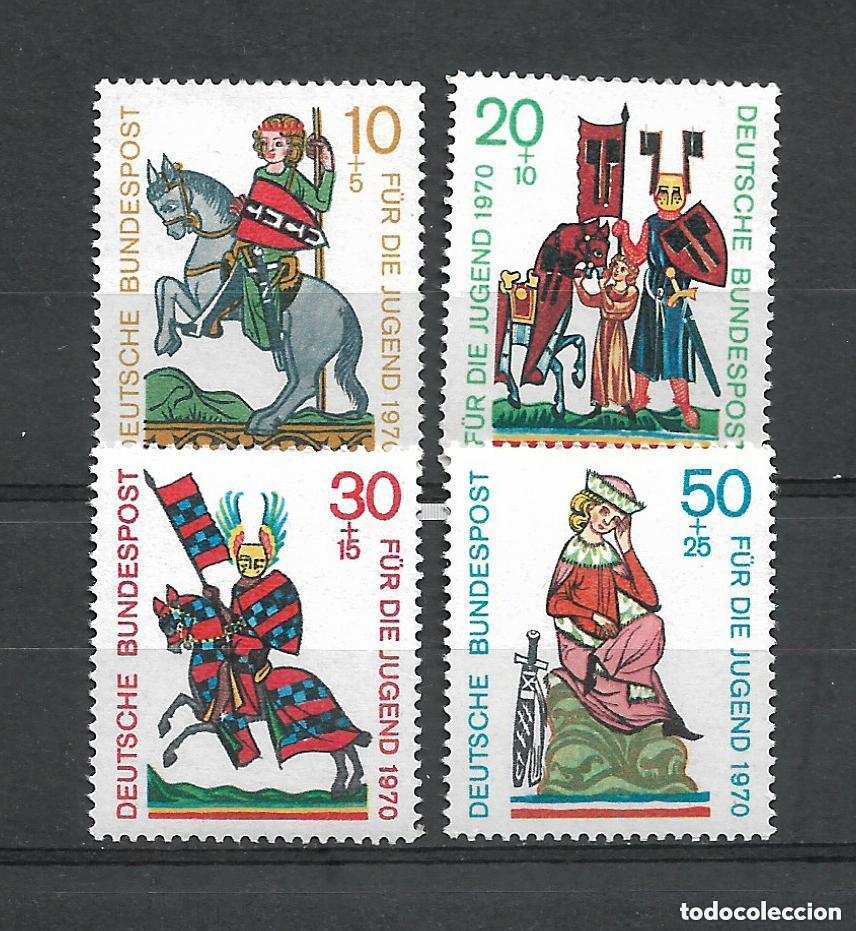 Sellos: alemania 1970 michel 612/615 ** mnh 4.50&euro; - 22/41