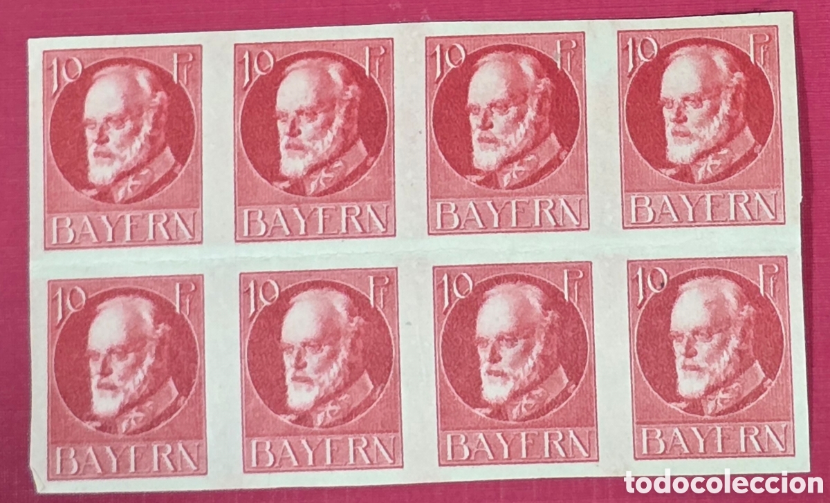 Sellos: Sellos Alemania Bavaria 1914-1920