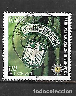 Sellos: 2001: 50 Aniversario del control de aduanas (usado)