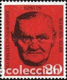 Sellos: Alemania Berl&iacute;n 1961 SW-196 &rdquo;Hans B&ouml;ckler, 1875 - 1951. Sindicalista&rdquo;./ Nuevo, sin charnela, MNH.