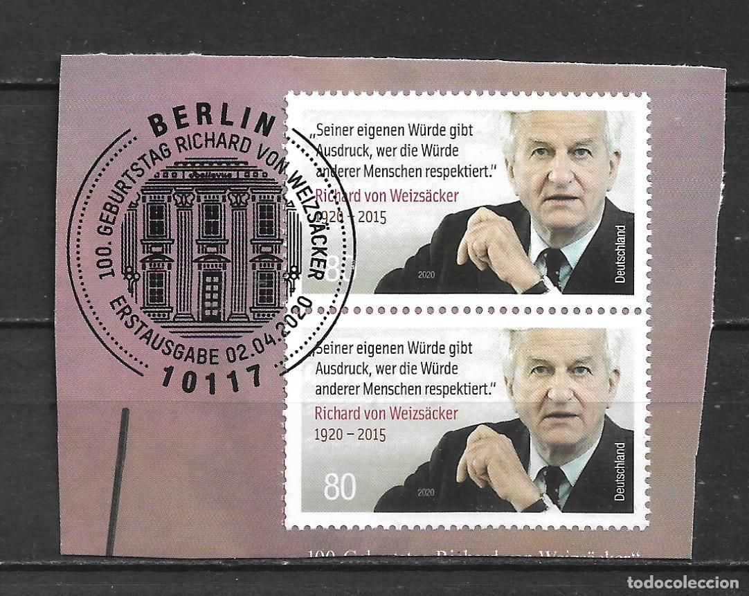 Sellos: alemania 2020 michel 3569 usado - richard von weizsacker - 33/39