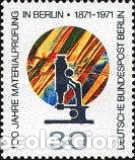 Sellos: Alemania Berl&iacute;n 1971 SW-413 &rdquo;Manusfactura del Metal - Berl&iacute;n&rdquo;./ Nuevo, sin charnela, MNH.
