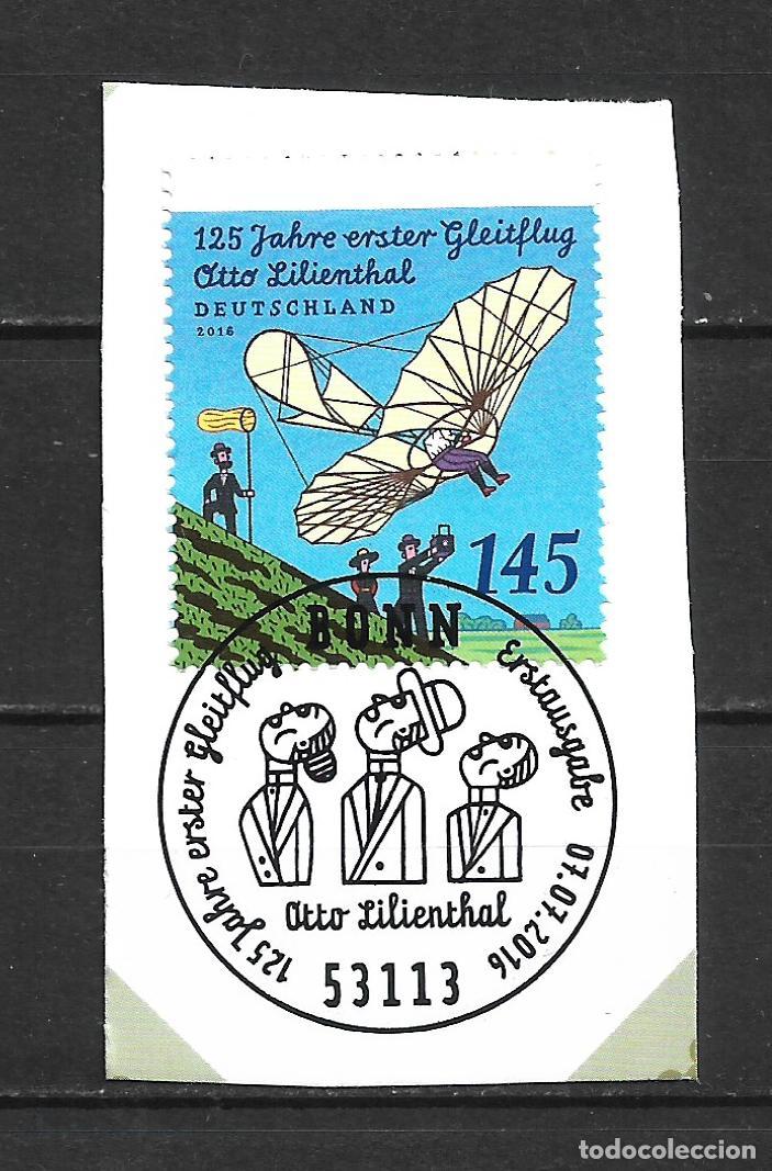 Sellos: alemania 2016 michel 3254 usado - Otto Lilienthal - 33/39