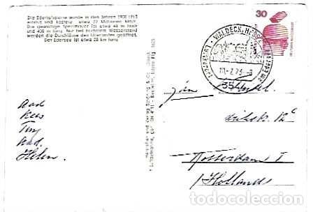 Sellos: Alemania y la presa del Eder se construyeron entre 1908 y 1913, Waldeck a los Pa&iacute;ses Bajos en 1973