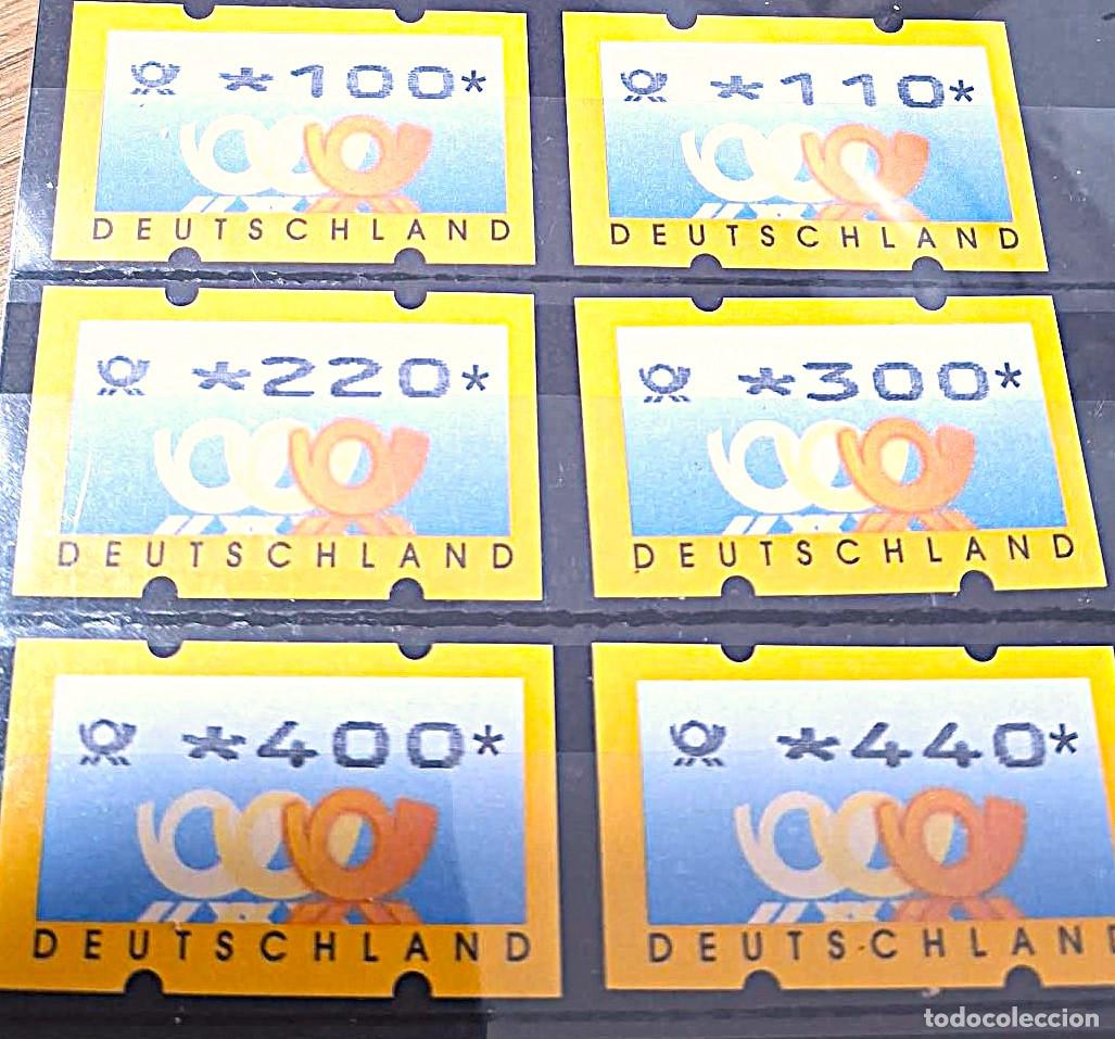 Sellos: Alemania Fed. 1999 Mich-ATM 3.2 VS1 (6 val)./ Nuevo, sin charnela, MNH.