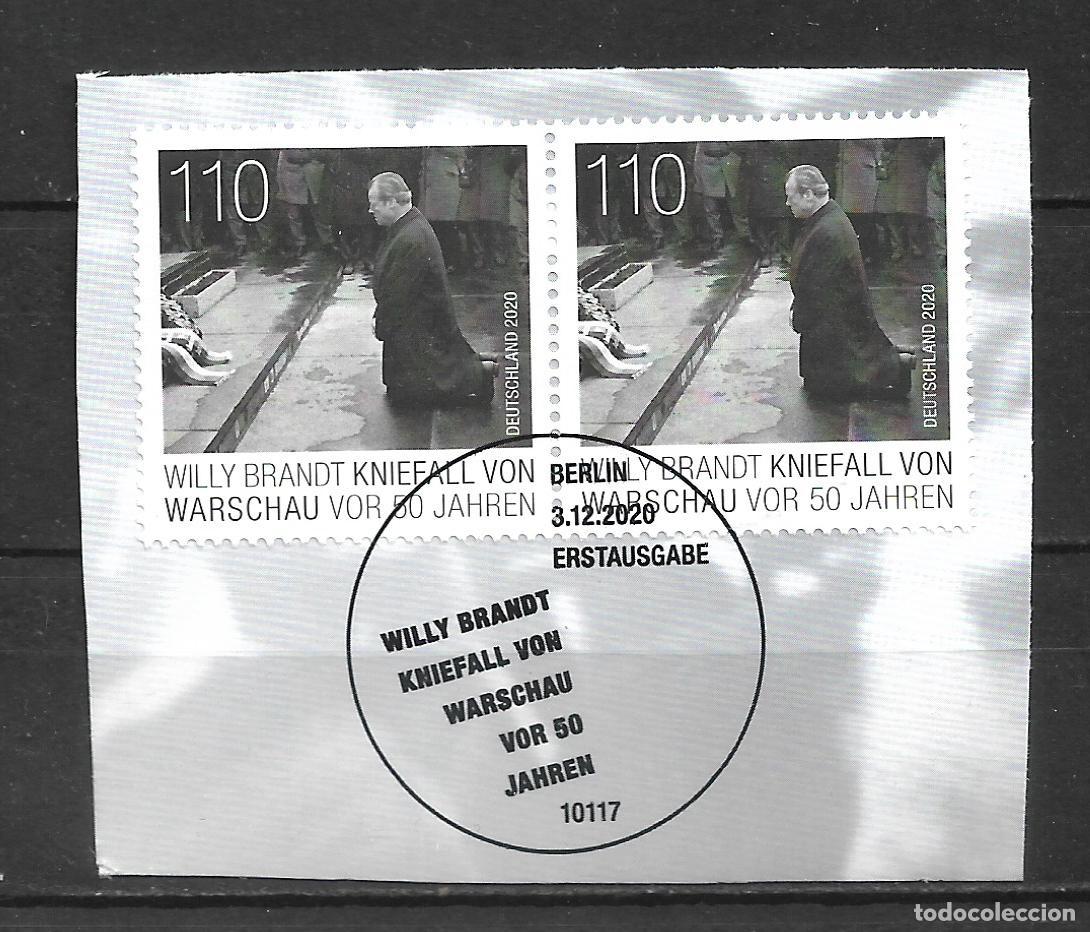 Sellos: alemania 2020 michel 3579 usado - willy brandt - 33/41