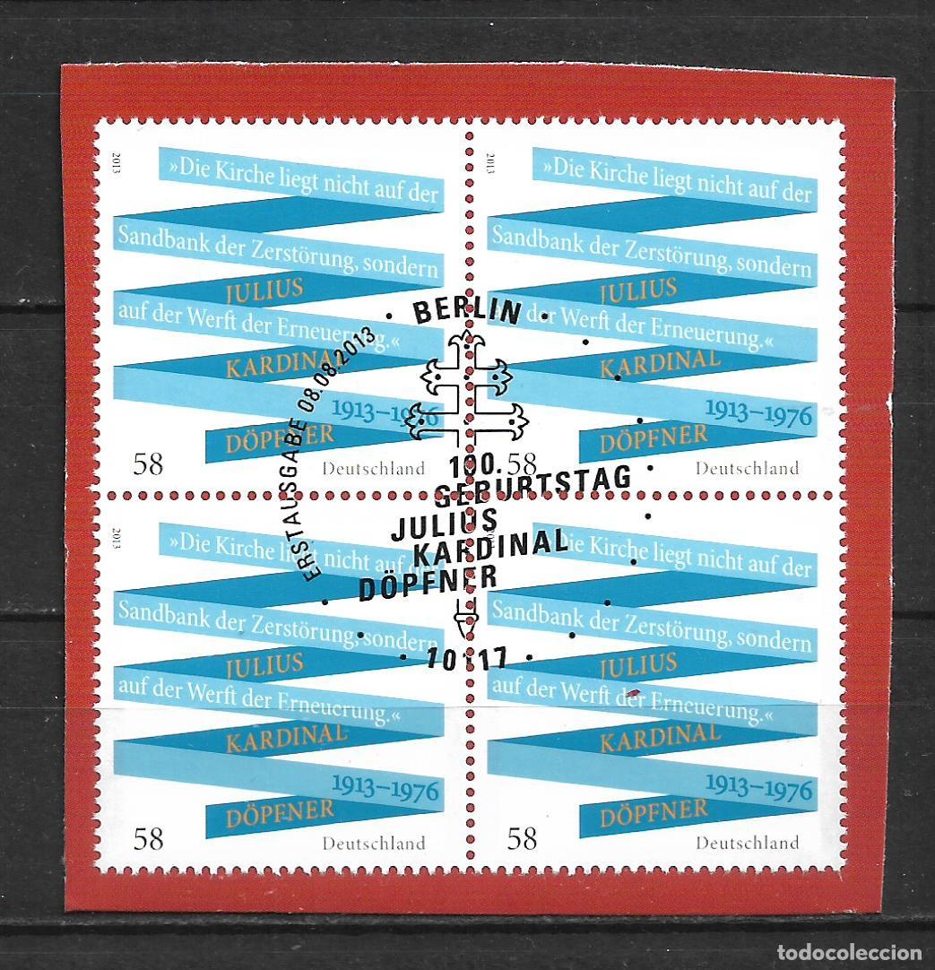 Sellos: alemania 2013 michel 3026 usado - Cardenal D&ouml;pner - 33/41