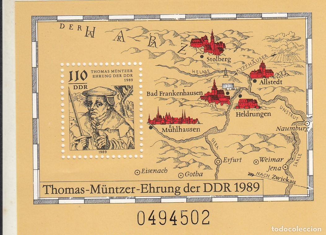 Sellos: HB1063 -Alemania Oriental DDR 1989 Yvert HB 96 ** NUEVA SIN FIJASELLOS