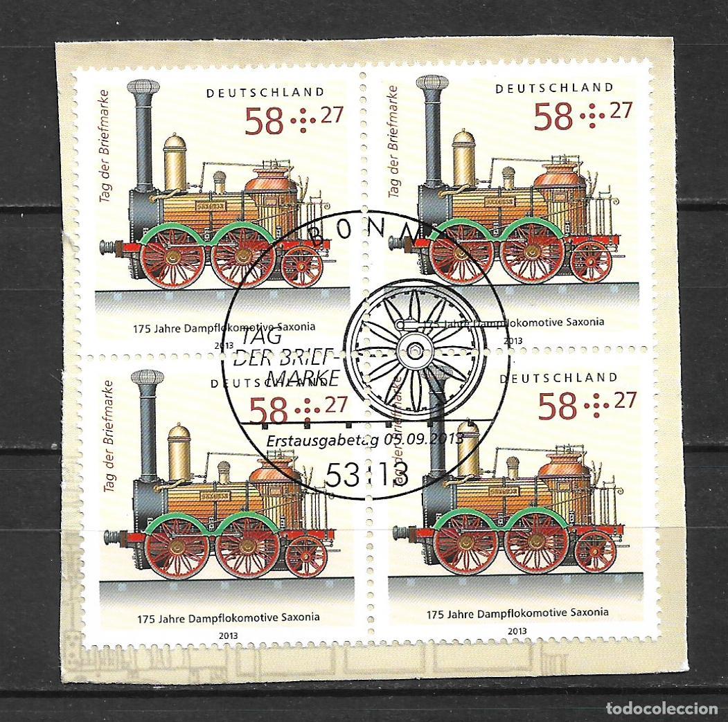 Sellos: alemania 2013 michel 3027 usado trenes - 33/41