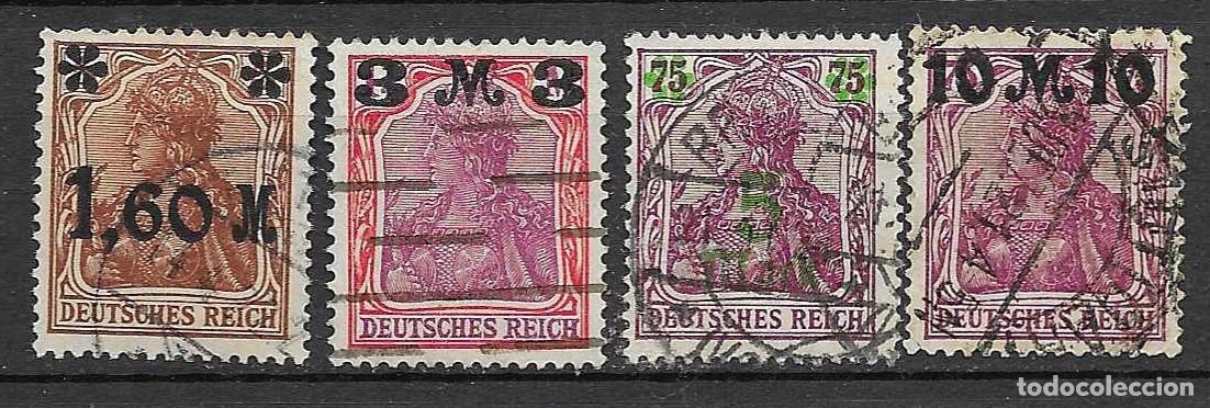 Sellos: IMPERIO ALEMAN 1921- **- -COMPLETA-SOBRECARGADOS