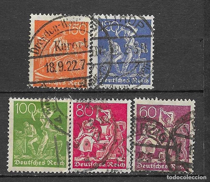 Sellos: IMPERIO ALEMAN 1921- USADOS- OFICIOS- IN-COMPLETA