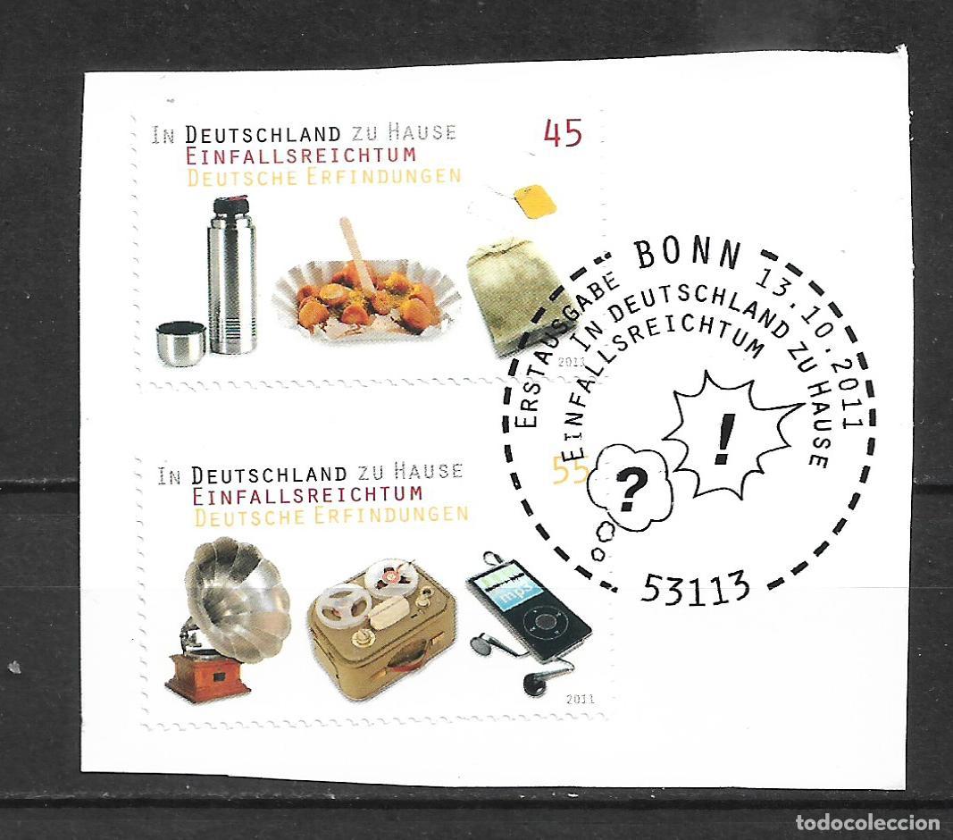 Sellos: alemania 2011 michel 2891/2892 usado - 33/42