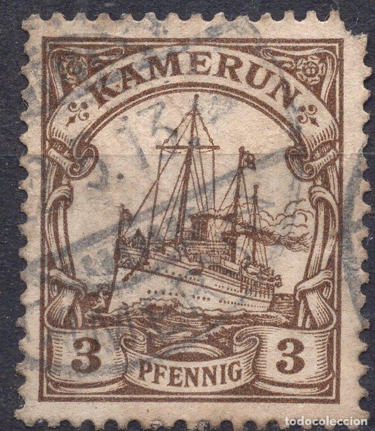 Sellos: ALEMANIA COLONIAS KAMERUN 1900 STAMP MICHEL DR-KAM 7