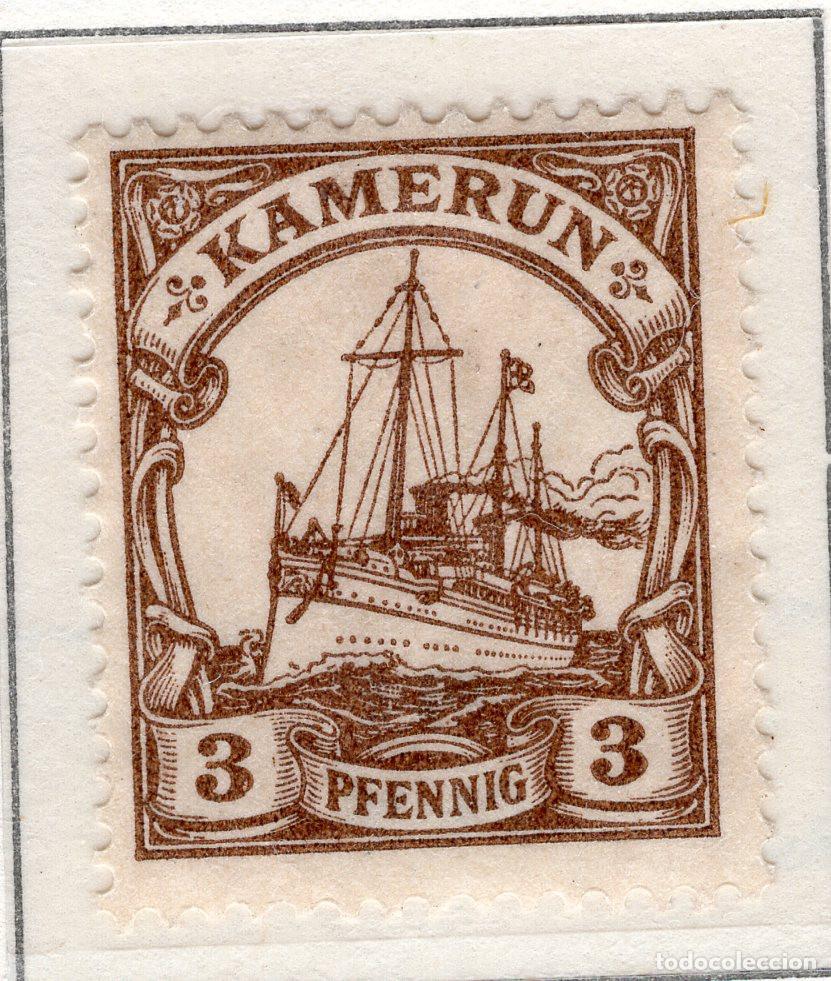 Sellos: ALEMANIA COLONIAS KAMERUN 1900 STAMP MICHEL DR-KAM 7